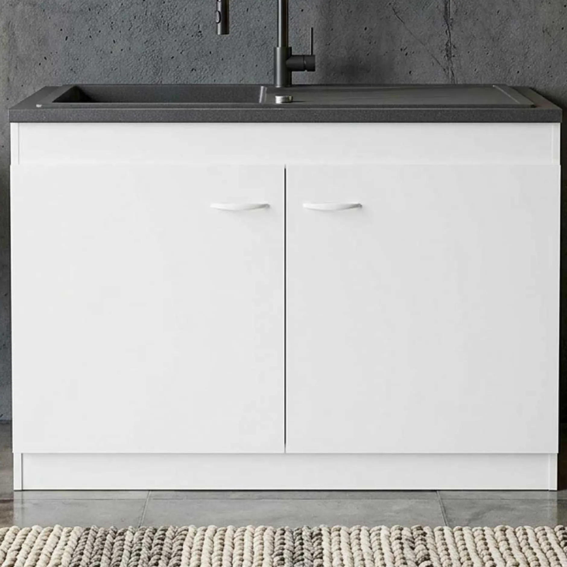 2-türiger Unterschrank für die Spüle (120 cm)