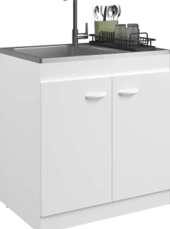 2-türiger Unterschrank für die Spüle (80 cm)