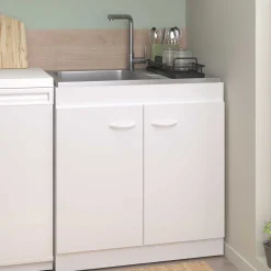 2-türiger Unterschrank für die Spüle (80 cm)