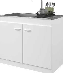 2-türiger Unterschrank für die Spüle (100 cm)