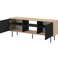 TV-Möbel Vibe 150cm - Eiche/schwarz