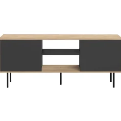 TV-Möbel Vibe 150cm - Eiche/schwarz