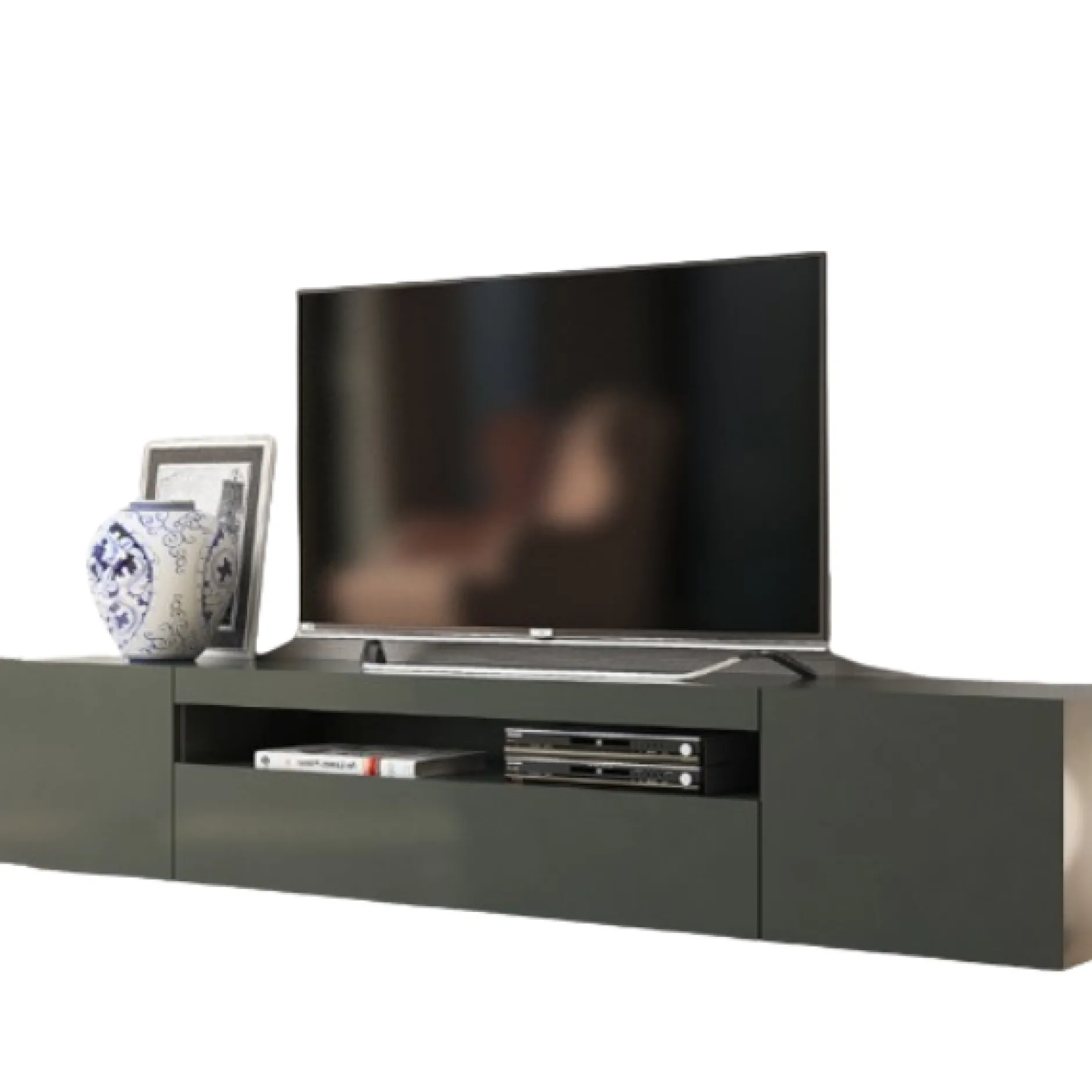 TV-Schrank Cosmopolitan | 200 x 40 x 36,5 cm | Anthrazit