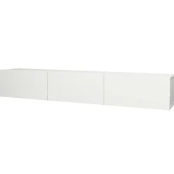 TV-Schrank Damla - 180x30x30cm - 3 Türen - weiß