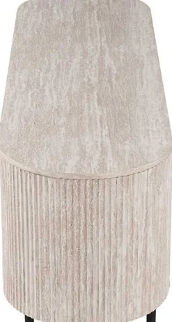 TV-Schrank Lagos - 160x45x57,5cm - 2 Türen - Travertin
