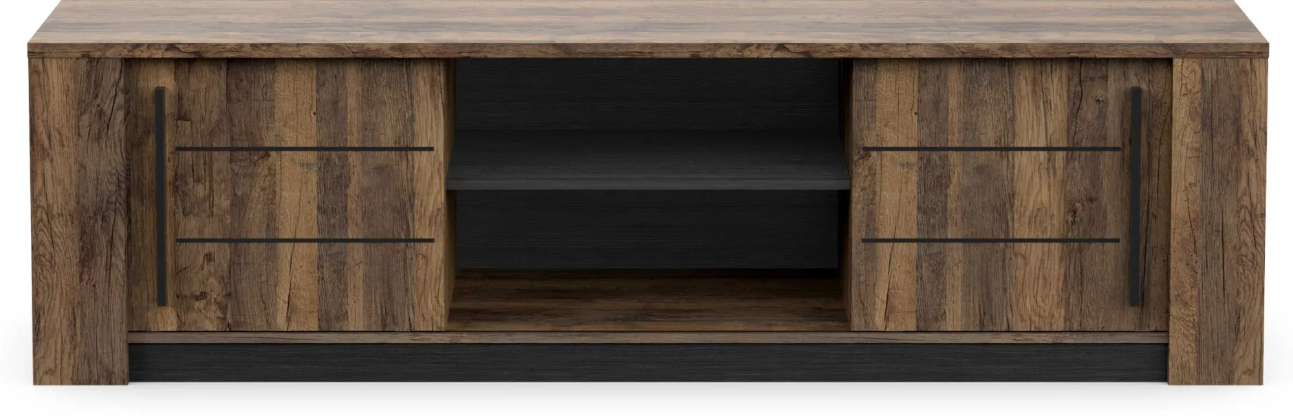 TV-Schrank Monaco | 184,5 x 42,3 x 52,2 cm | Braun