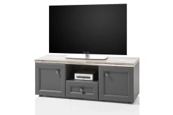 TV-Schrank Norah 122cm - grau/braun
