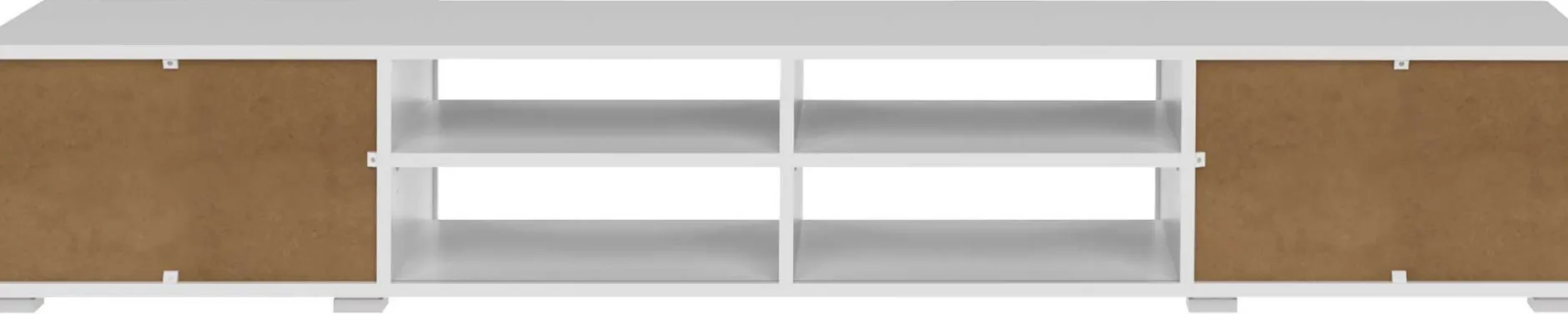 TV-Schrank Podium 185 cm - weiß