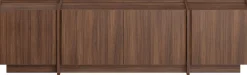 TV-Ständer Lowen - 100% MELAMINE - Milano-Walnuss - 46 x 35 x 180 cm