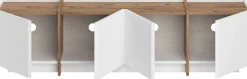 TV-Ständer Lowen - 100% MELAMINE - Weiß - 46 x 35 x 180 cm