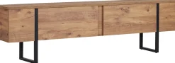 TV-Ständer Onera - 100% MELAMINE - Atlantik-Kiefer - 50 x 30 x 180 cm