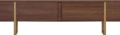 TV-Ständer Onera - 100% MELAMINE - Walnuss - 50 x 30 x 180 cm