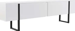 TV-Ständer Serenity - 100% MELAMINE - Weiß - 45 x 30 x 180 cm