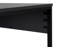Twin Schreibtisch | 100 % MELAMIN | Anthrazit, Schwarz