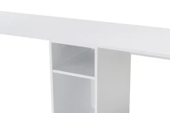 Twin Schreibtisch | 100 % Melamin | Weiß, Gold