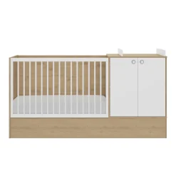 Umbaubett Arthur | 194 x 66 x 108 cm | Artisan Oak