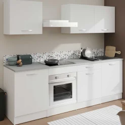 Unterschrank Eko 60 cm für Ofen und Kochfeld - weiß