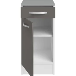 Unterschrank Eko 40x60 cm mit Schublade und Tür - grau