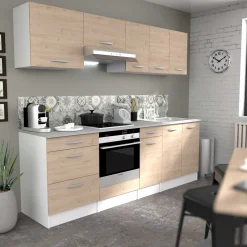 Unterschrank Eko 60x60 mit 3 Schubladen - Eiche