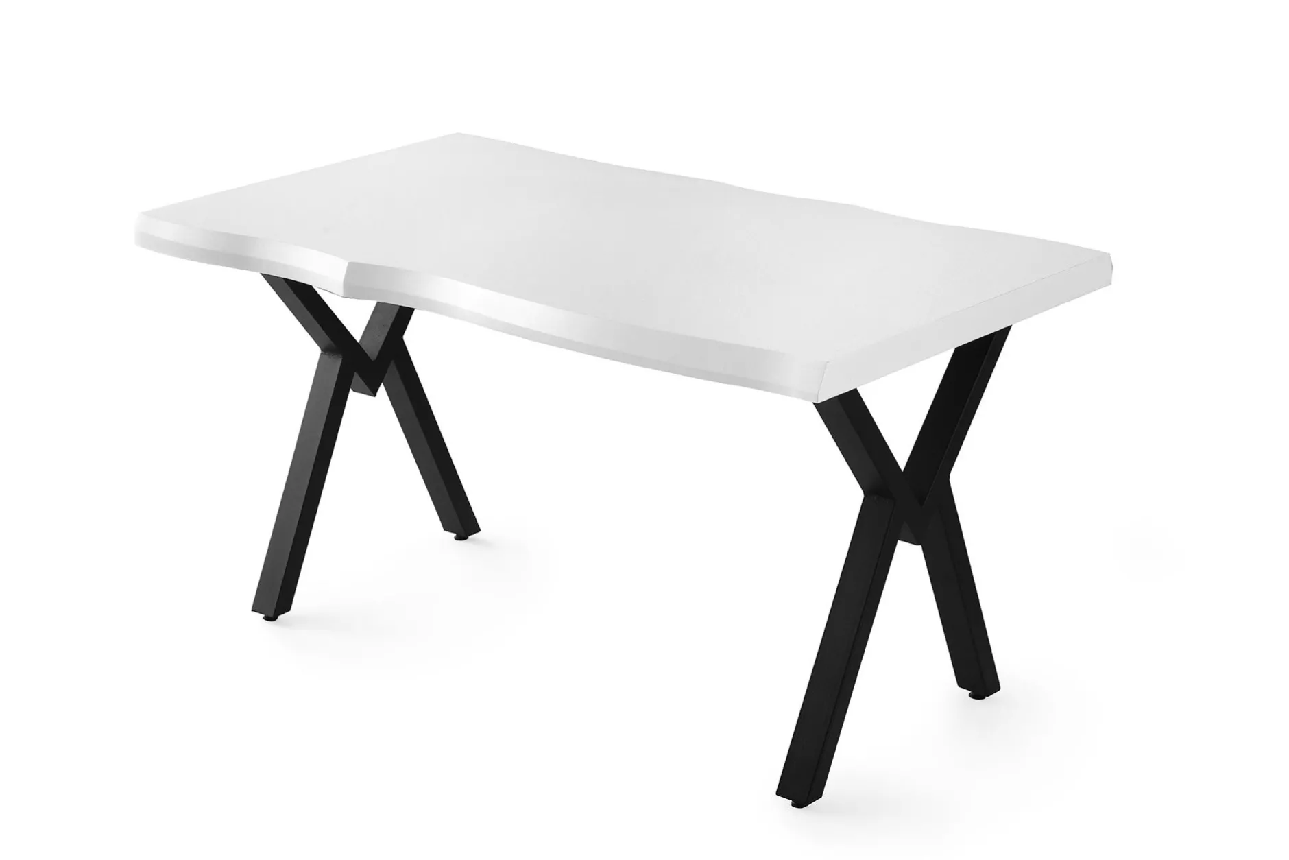 Vella Esstisch | 140x75x80 cm | Weißes Melamin