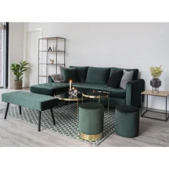 Venezia Couchtisch - Messingoptik | Ø70xh40cm