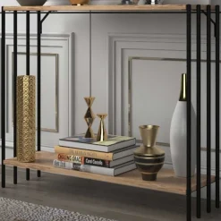 Verona Sideboard | MELAMIN - METALL | Schwarz Atlantic Pine