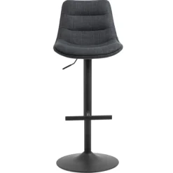 Verstellbarer Barhocker Adèle - 65-86cm - dunkelgrau