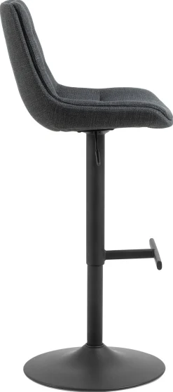 Verstellbarer Barhocker Adèle - 65-86cm - dunkelgrau