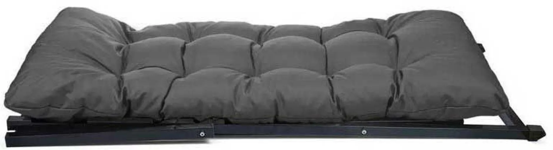 Verstellbarer Gartenstuhl Atelier del Sofa - Metall und Polyester - dunkelgrau