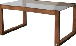 Via Couchtisch | GEHÄRTETES GLAS | Holz