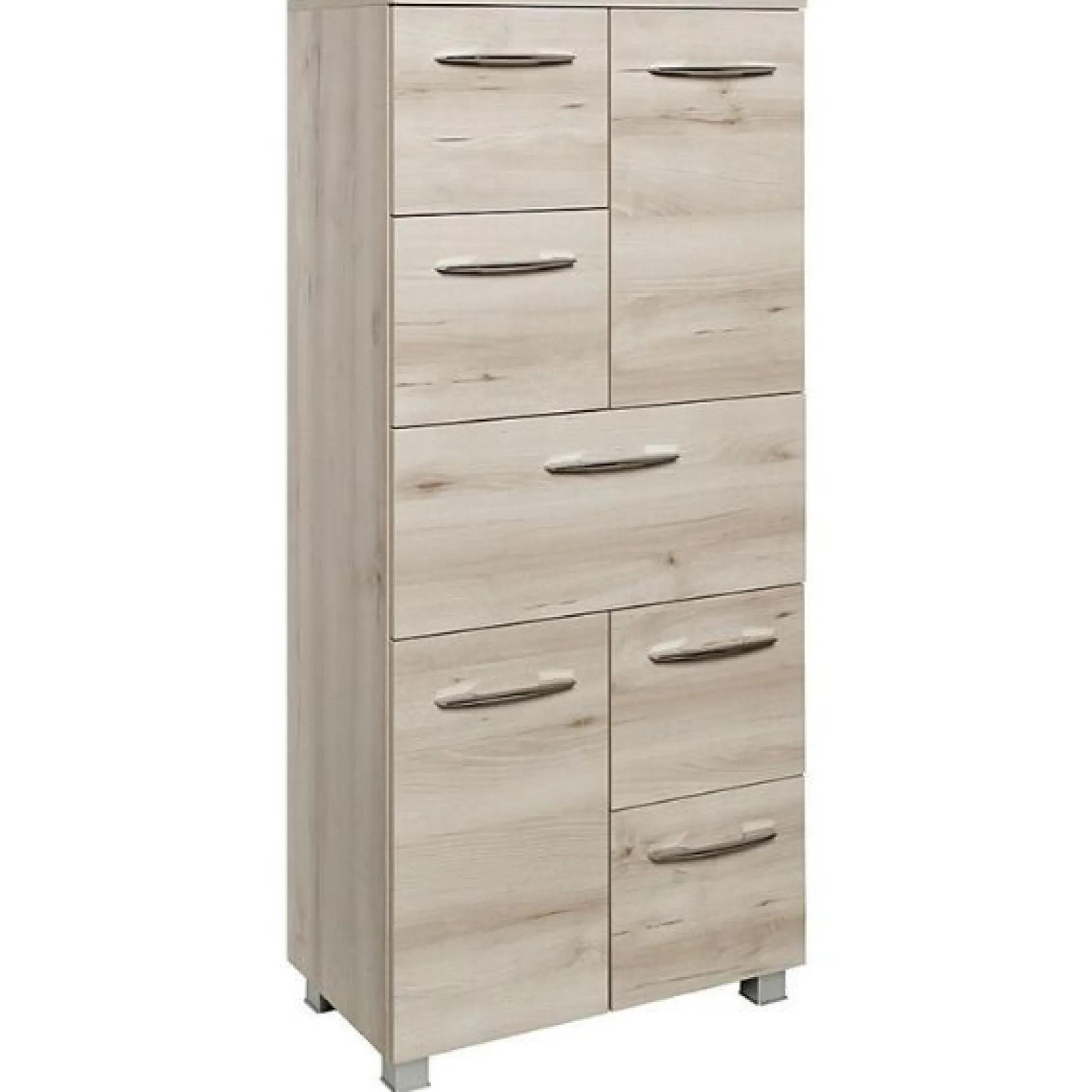 Vielseitiger Aufbewahrungsschrank Portofino | 60 x 35 x 130 cm | Beech Design
