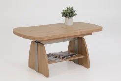 Vienna Couchtisch 108/157x67x52/71 cm-artisan Eiche