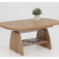 Vienna Couchtisch 108/157x67x52/71 cm-artisan Eiche