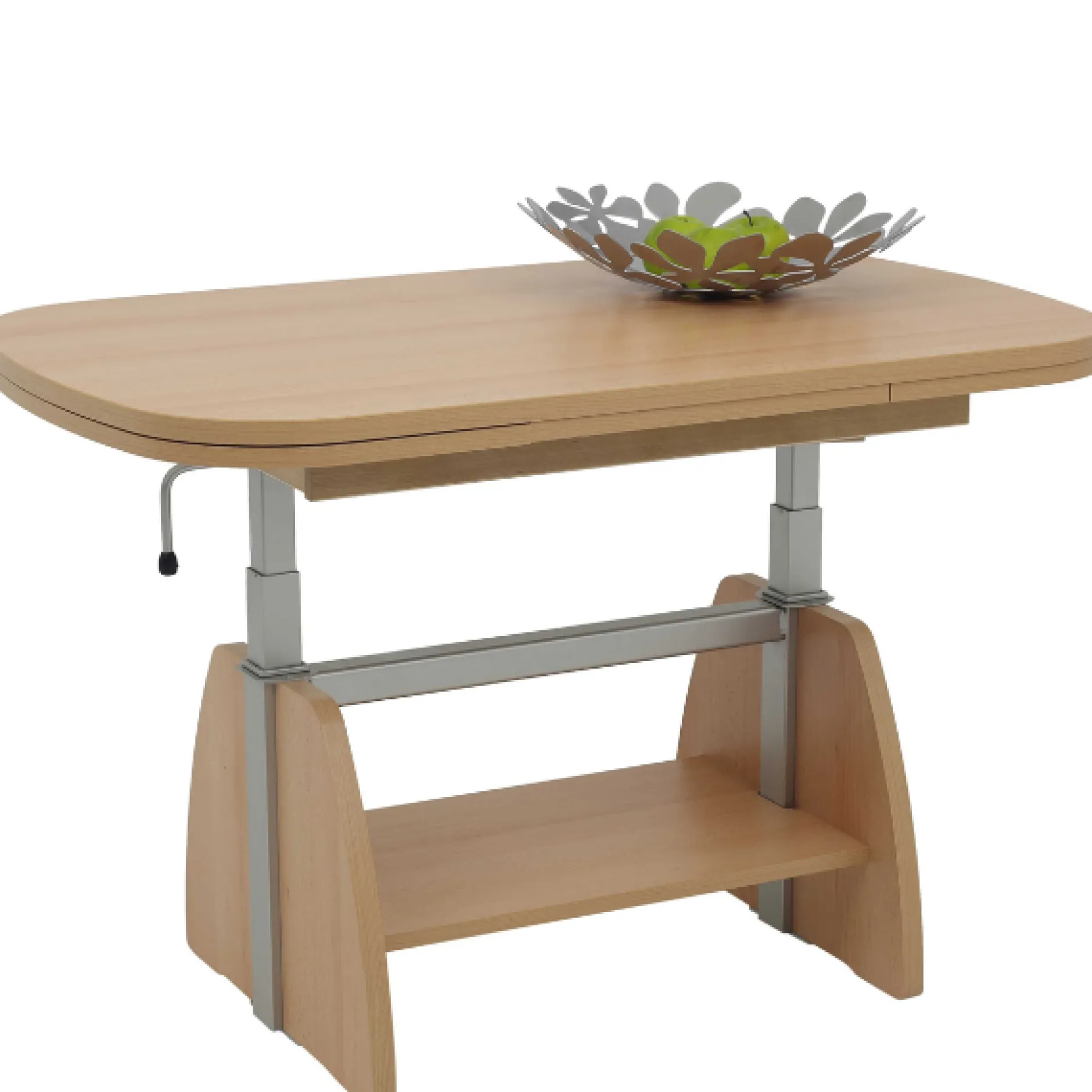 Vienna Couchtisch 108/157x67x52/71 cm Buche