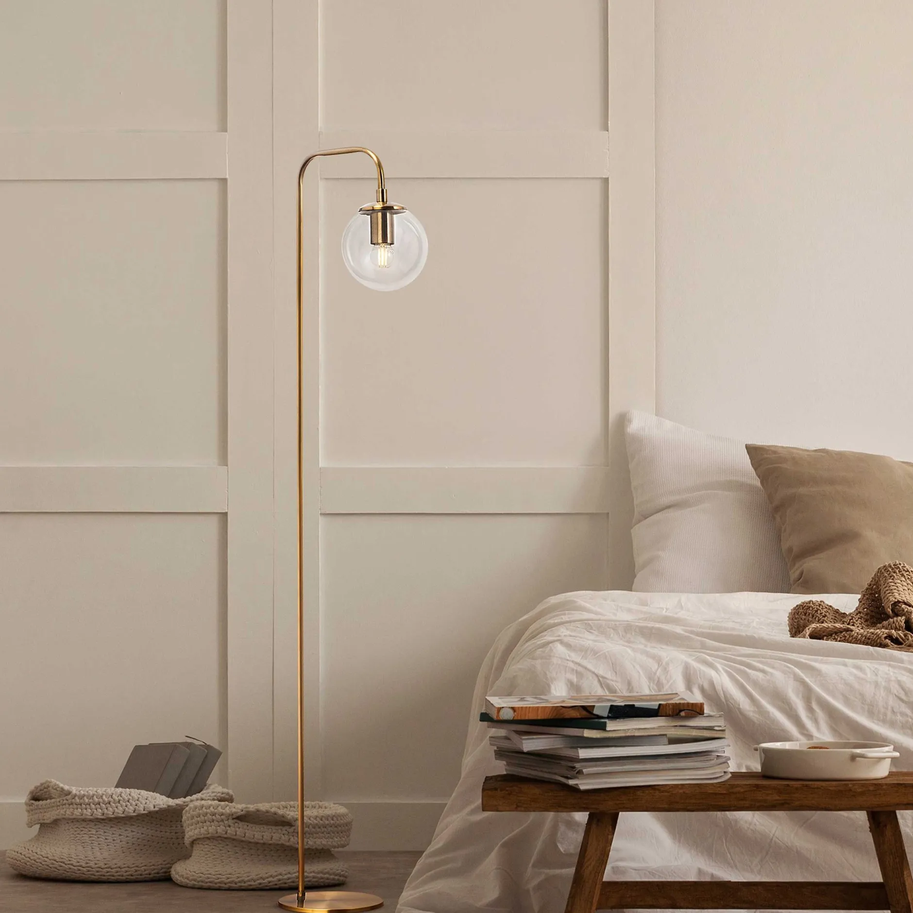 Viran Stehlampe | METALLGEHÄUSE | Vintage
