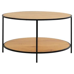 Vita Couchtisch Eiche Natur - Ø80x45 cm