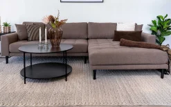 Vita Couchtisch - Ø80x45 cm - schwarz