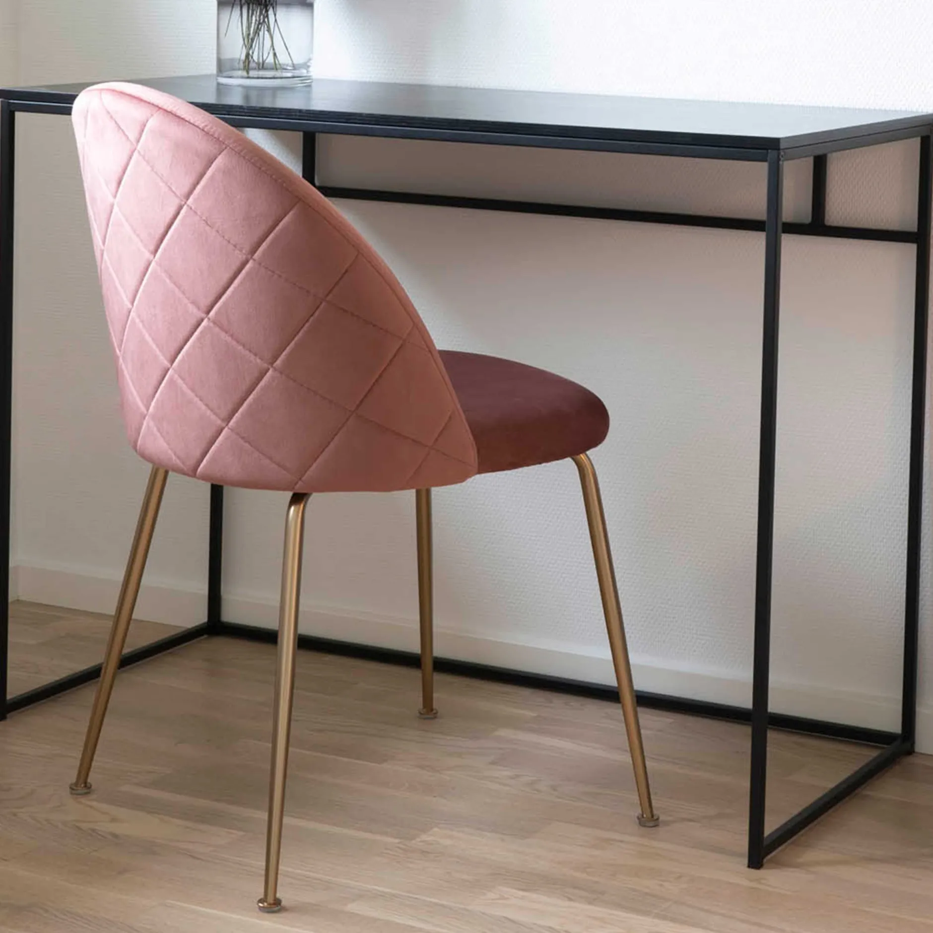 Vita Desk - Schwarz | Modern Desk | 100x45x75 cm