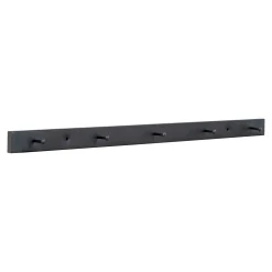 Vita Garderobenständer aus schwarzem Stahl - 70cm Länge