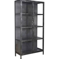 Vitrine Floß Metall