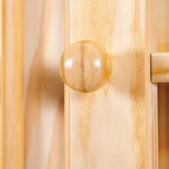 Vitrinenschrank Abaco - massives Kiefernholz