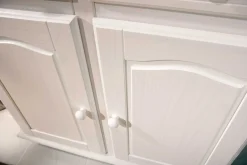 Vitrinenschrank Abaco - weiß