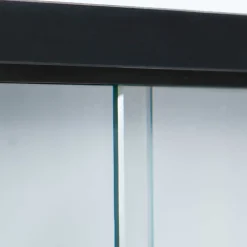 Vitrinenschrank Collecty - schwarz/weiß