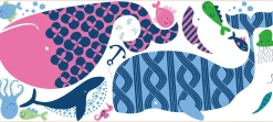 Wallstickers Meereswale