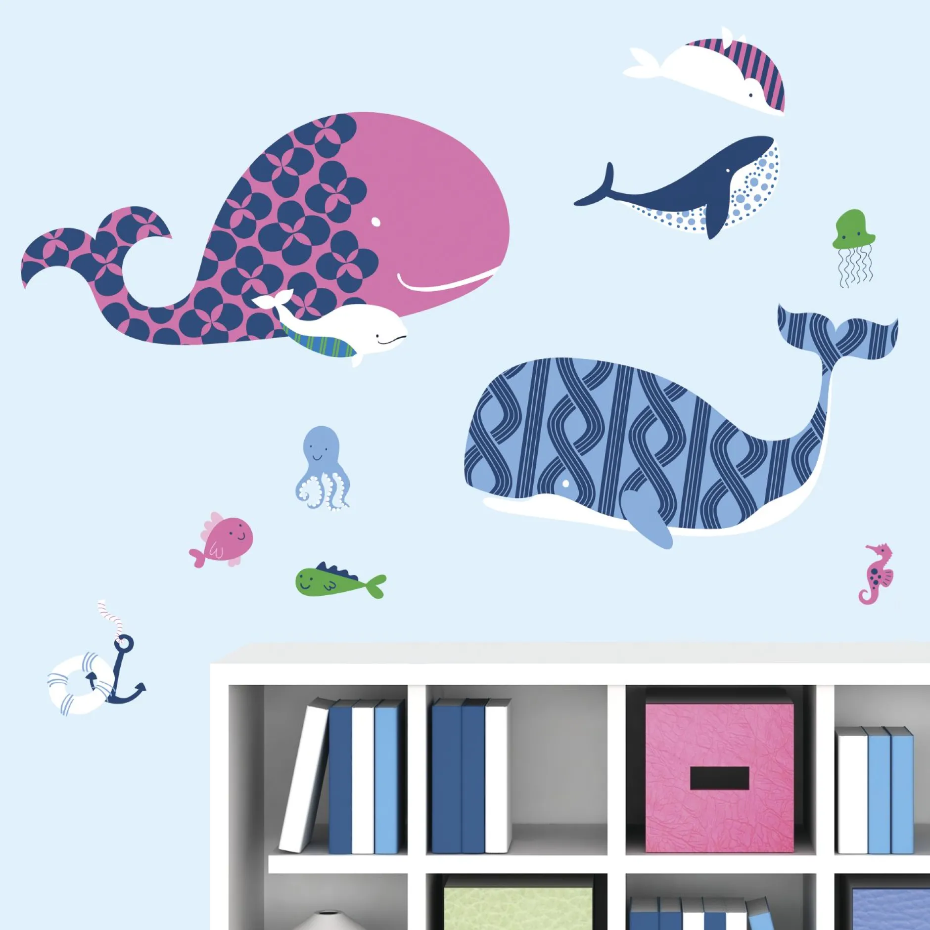 Wallstickers Meereswale