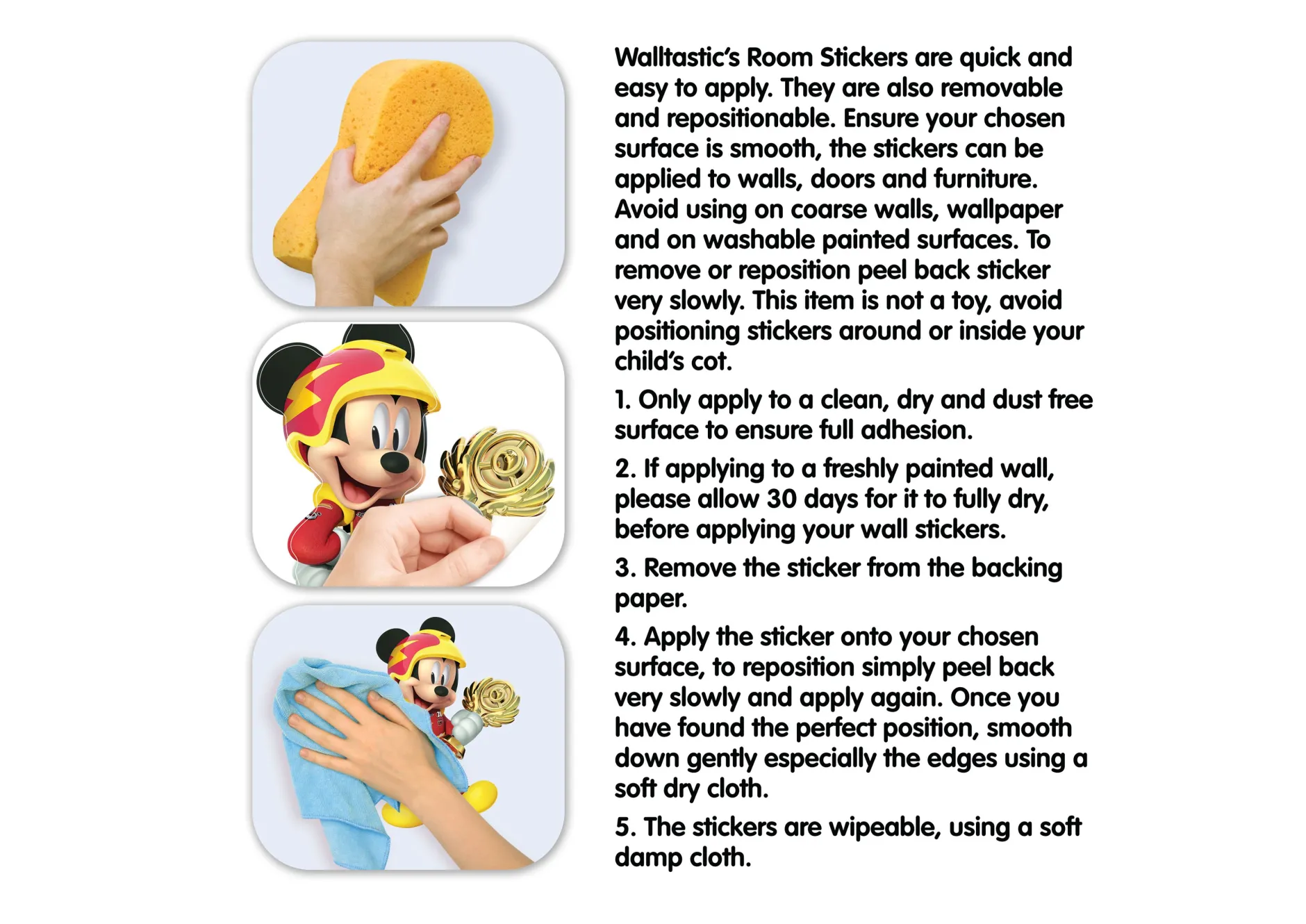 Wandaufkleber Disney Mickey Maus