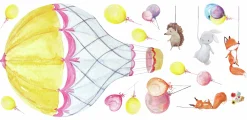 Wandaufkleber Heißluftballon Pals
