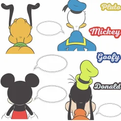 Wandaufkleber Mickey Maus & Freunde Trockenlöschung