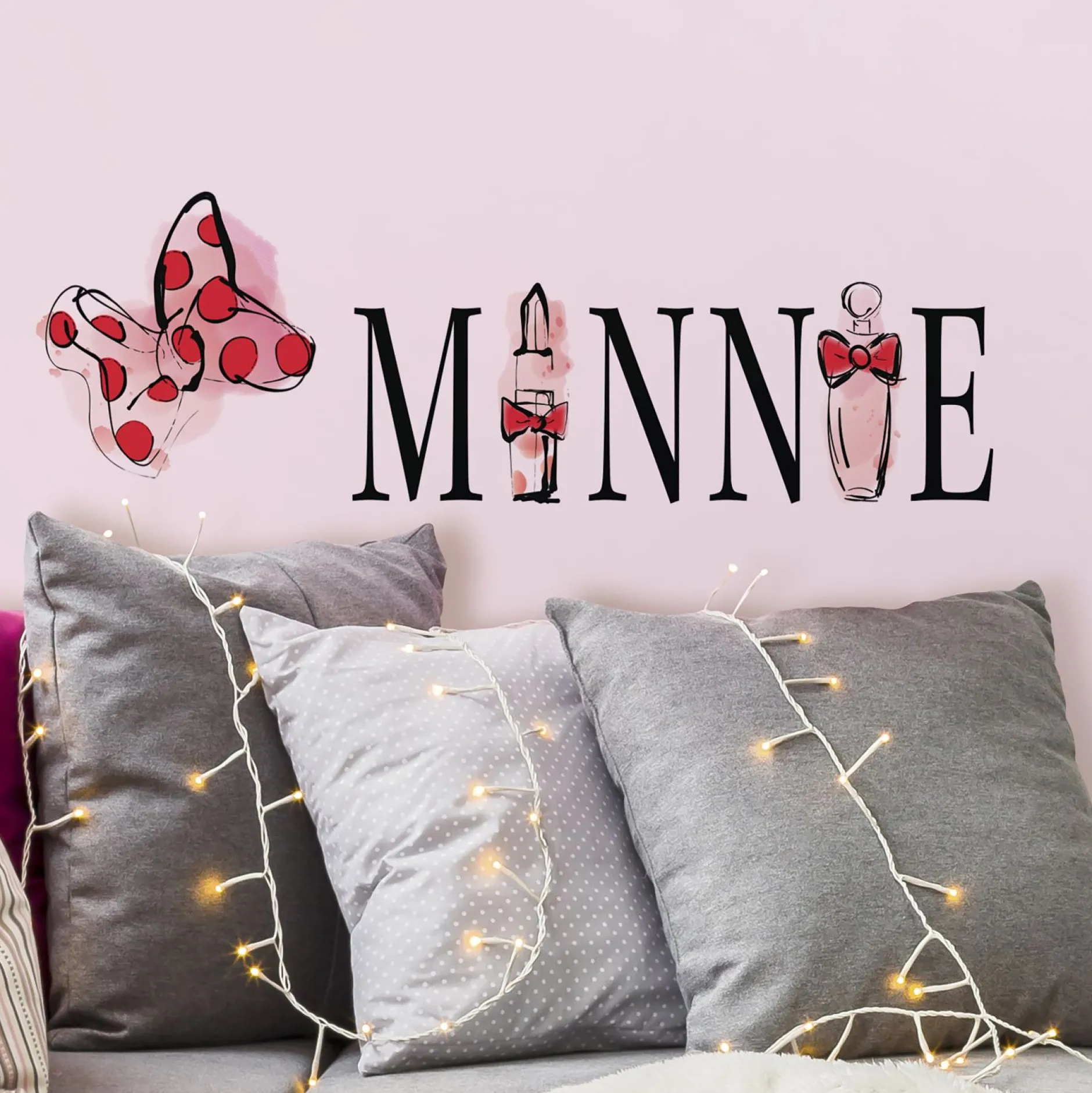 Wandaufkleber Minnie Maus Parfüm