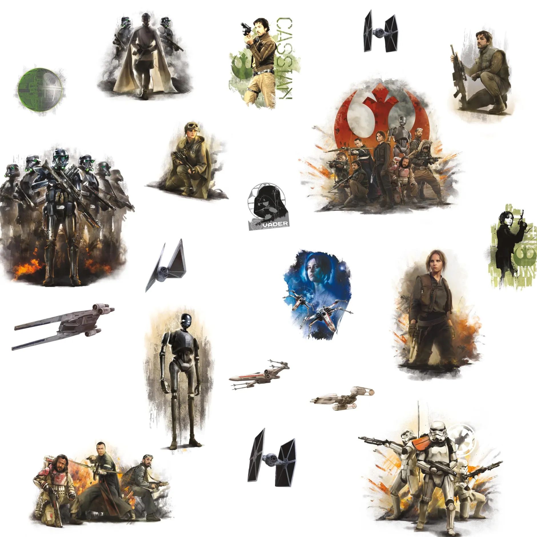 Wandaufkleber Star Wars Rogue One